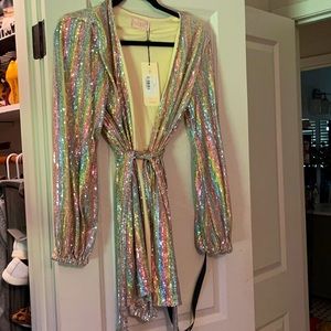Club london sequins dress never worn.